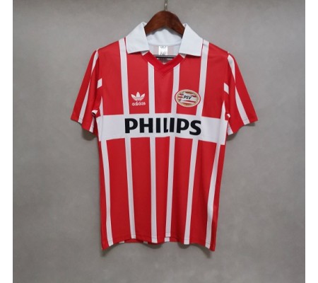 PSV 1990 Home Red&White Soccer Jersey